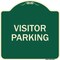 Signmission Reserved Parking Visitor Parking Heavy-Gauge Aluminum Architectural Sign, 18" x 18", G-1818-23019 A-DES-G-1818-23019 - alternate 1
